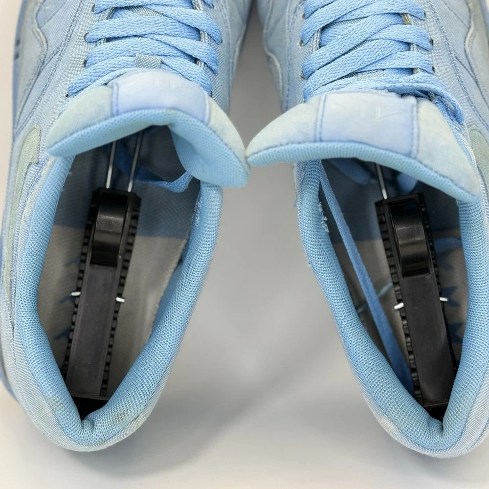 Please READ! Y2K Nike Air Max 1 Blue Canvas Sneakers Men 8.5 EUR 42 2010 Vietnam